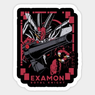 digimon royal knight examon Sticker